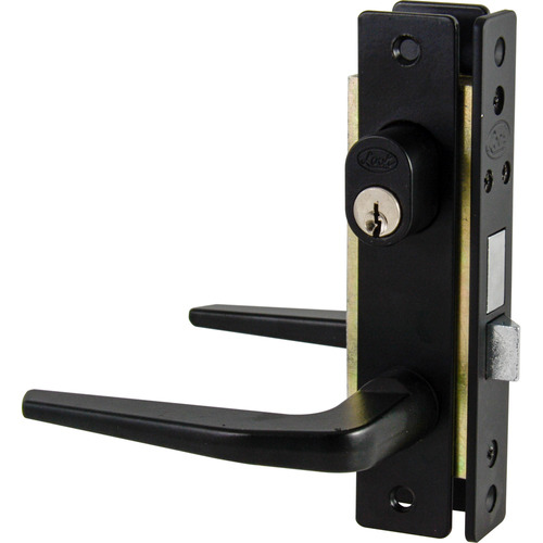 Cerradura Puerta Aluminio Basic Negro Llave Mariposa Lock