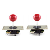 2 Palanca Compatible Con Sanwa Con Restrictor Redondo Arnes 