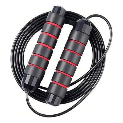 Cuerda Para Saltar Ajustable Ejercicio Color Rojo | MercadoLibre
