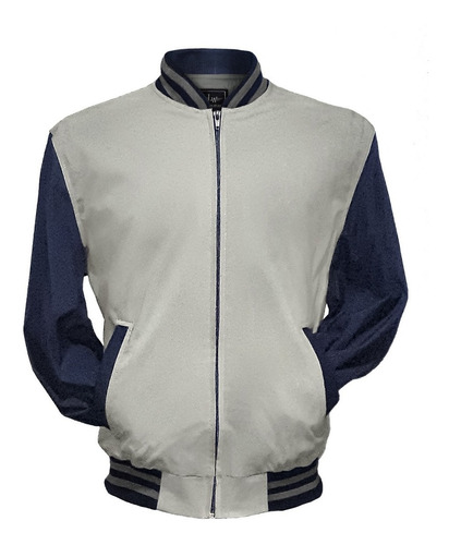 Chaqueta Hombre Sport Gris - Azul Oscuro