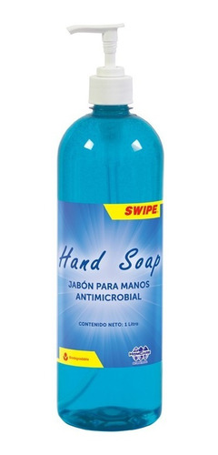 Jabón Antimicrobial Para Manos - Hand Soap 1l (6 Piezas)