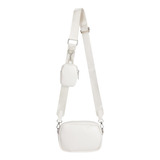 Bolso Bandolera Mujer Para Mujer Hombre Pequeño Ajustable Pu