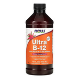 Ultra B-12 Vitamina Complexo B Now Foods 473ml Importado