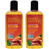 Desert Essence Aceite De Jojoba 100% Puro - 4 Fl Oz (paquete