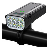 Farol Para Bike Led T6 Super Potente Led Lanterna Medidor