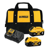 Dewalt Xr 2x Batería 20v + Cargador + Maletín Dcb206 Dcb204