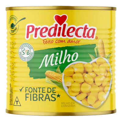 Milho Verde em Conserva Predilecta Lata 1,7kg | MercadoLivre