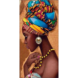 Adesivo Mulher Africana Decoração 120x60cm