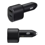 Cargador De Auto Ultra Rápido 2.0 Dual Usb-c Pd45w + Usb 15w