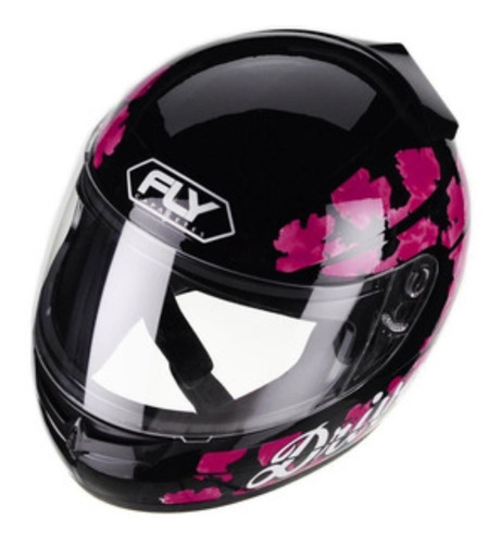 Casco Integral Fly Drive Hg Cherry Visor Simple En Moto 46