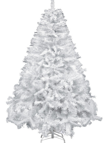 Arbol Navidad 1.90m Artificial Blanco Quebec Tupido Frondoso