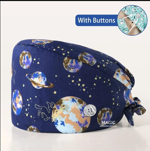 Cofia Clínica Gorro Quirúrgico Universo Constelaciones G94