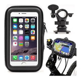 Funda Soporte Moto Bici Xl Impermeable Porta Celular Gps- E