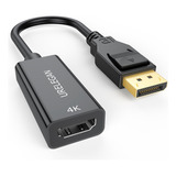 Urelegan Adaptador Displayport A Hdmi, Puerto De Pantalla 4k