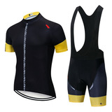 1 Pantalón Corto Ruta Mtb De Uniforme Ciclismo + Maillot