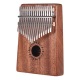 Estuche De Almacenamiento Thumb Piano Hammer Music Wood Mbir