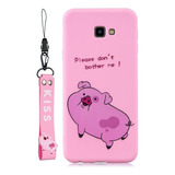 Funda Cute Pig Para Samsung Galaxy A7 (2017) Con Dibujos Ani