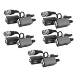 5 Pares Baluns Transceptores Hd Cctv Utp Video 4en1 Push