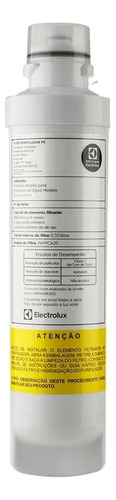 Refil Para Purificador De Água Pappca20 Creamy White Compatível Com Pe10b E Pe10x Electrolux