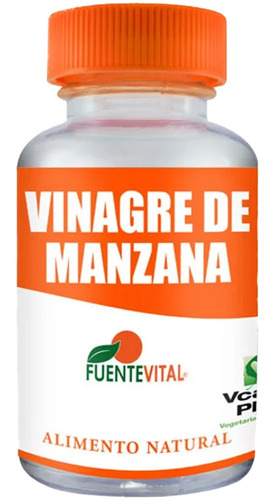 Vinagre De Manzana 60 Cap 345mg Adelgaza Diuretico Saciante