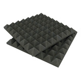 Pack X 8 U Panel Acústico Acuflex Piramide 50x50x5 Cm