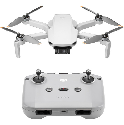Dji Mini 3 Drone Ultra Liviano Vídeo 4k Hdr Con Mando Y 1 Bateria Color Gris