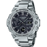 Relógio Casio G-shock G-steel Gst-b400d-1adr Cor Da Correia Prateado Cor Do Bisel Prateado Cor Do Fundo Preto