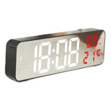 3d Digital Led Reloj Decorativo De Pared Recargable Bateríab
