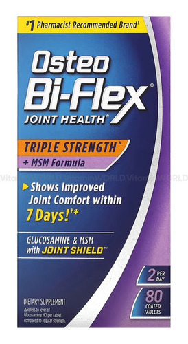 Osteo Bi-flex Triple Fuerza Glucosamina Articulaciones 80cap