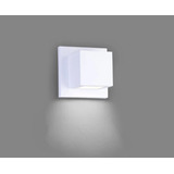 Arandela Parede Quadrada Externa 1 Lamp G9 1 Facho P/baixo Cor Branco 110v/220v