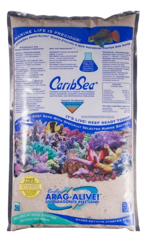 Aragonita Viva Con Bacterias Carib Sea Fiji Pink 2 0lbs 