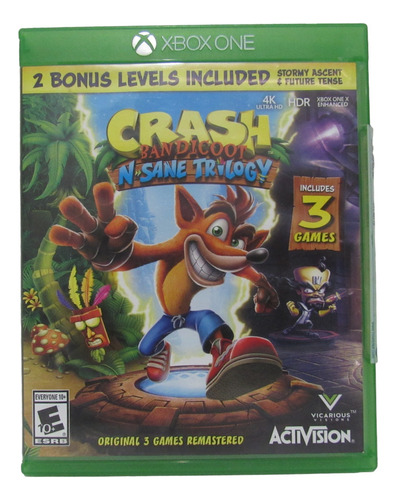 Crash Bandicoot: N. Sane Trilogy Activision Xbox One Físico