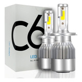 18 Kit Faros Delanteros Led C6 Economicos H4 9004 H1 H11