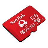 Memoria Micro Sdxc Sandisk 128gb Un 4k Para Nintendo Switch