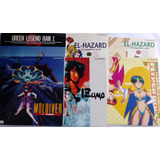 Coleção 9 Ld Video Laser Disc Anime Japonês Títulos Raros 