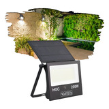 Refletor Solar Led Holofote 200w Fotocélula Sensor Presença