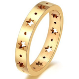 Anillo Para Mujer Estrellas Acero Pentagrama Regalo Mujer