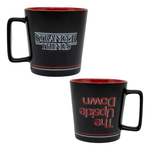 Caneca Stranger Things The Upide Down 400ml Oficial Netflix