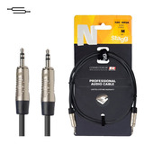 Cable Mini Plug Stereo 3 Metros Profesional Neutrik Stagg