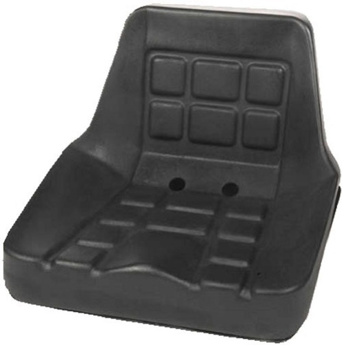 Asiento Negro Tractor P/adaptar, Sin Suspensión