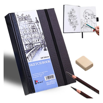 Cuaderno Dibujo Libreta Diario Sketchbook Pintura 80 Hojas | MercadoLibre