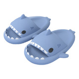 Lindas Zapatillas Con Forma De Tiburón Para Pareja, Para Adu