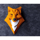 Zorro Trofeo Busto _ Fox Head Papercraft Papel Paper Pdf