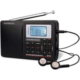 Radio Tivdio V-111 Onda Corta Am Fm Estéreo Reloj Y Alarm 