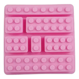 Molde Silicona Bloques De Legos Multiusos Repostería