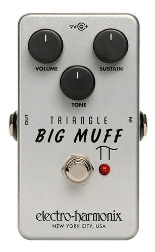 Pedal Electro Harmonix Triangle Big Muff Pi Fuzz Palermo