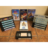 Lote De Video Cassettes O Vhs Películas Y Series Infantiles