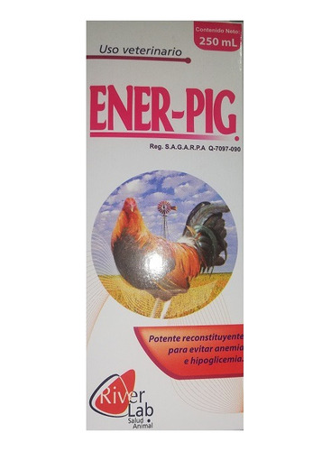 Enerpig 250 Ml  Potente Reconstituyente Para Gallos Riverlab