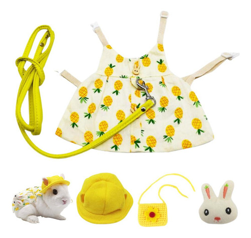 Conjunto De Ropa De Conejo, Accesorios De Correa Para Mascot