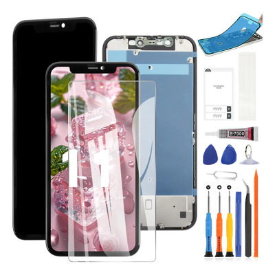 Arfepa Pantalla Táctil Jk Para iPhone 11 A2111 A2221 A2223 Negro